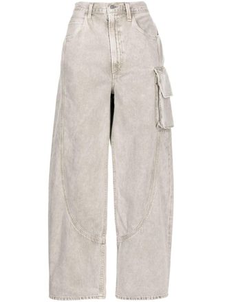 A Gold E Jeans a gamba ampia Cass - Marrone