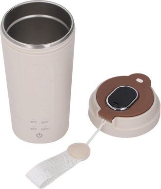 No Brand Hervidor El&eacute;ctrico Port&aacute;til De 450 Ml Con 4 Ajustes De Temperatura, Pantalla Digital/usb-c, Hervidor De Viaje Con Interior De Acero Inoxidable 304/dob