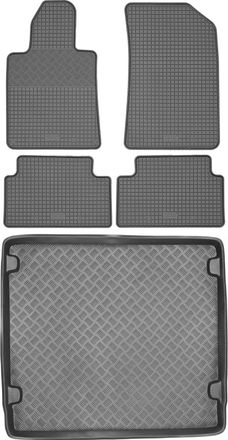 OEM Juego De Alfombrillas De Goma Para Coche Y Alfombrilla Para Maletero Para Peugeot 508 I Sed&aacute;n/familiar (2012-2018)