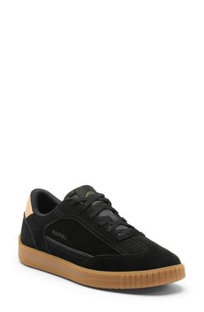 Sorel Ona Drift Lace-Up Sneaker in Black/Sea Salt at Nordstrom, Size 8.5