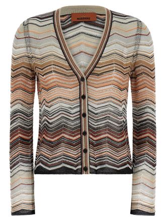 Missoni Brown Viscose Womens Cardigan