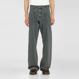Diesel Relaxed Jeans Regular Waist D-Zeta, Colored, Zip fly