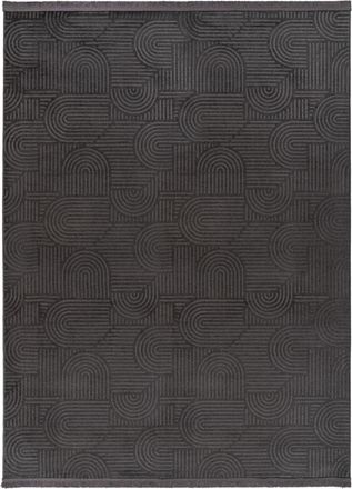 LALEE Waschbarer Design Teppich Damla 212 - Graphite