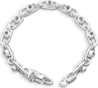 Pompeii3 Mens 14k Gold (49gram) or Platinum (92gram) 7.5mm Link Bracelet 8.5