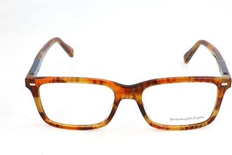 Ermenegildo Zegna Rechthoekige Acetaat Brilmonturen