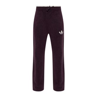 adidas Knit Tipping Pants - Dames - Sweatpants - Paars - M - Katoen - Broeken