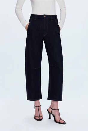 Pistola Denim Beau Seamed Crescent Jeans In Nightfall