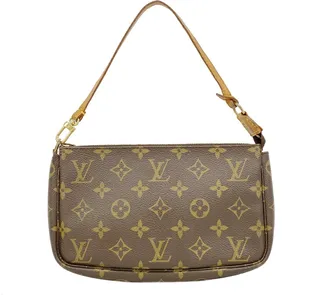 Louis Vuitton Brown Pouch (Pre-Owned)