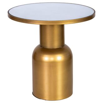 Wanderlust Deco Mesa auxiliar de metal 46x46x45h cm