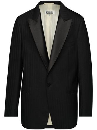 Maison Margiela Wollen blazer - Zwart