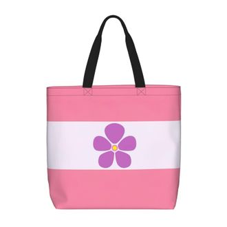 Generic Women Handbag Sapphic Pride Women Tote Bag Retro Waterproof Beach Travel Bags, For Work, School, Holiday, Gym, Swim