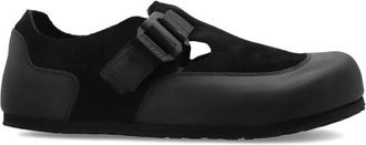 Birkenstock Schoenen, Heren, Zwart, 44 EU, Leer, London Nova 2.0 Regular Fit