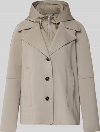 White Label Jacke im 2-in-1-Look in Taupe, Gr&ouml;&szlig;e 34