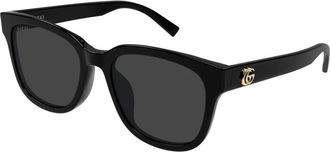 Gucci Sunglasses, unisex, Black, Size: 55 MM Pantos Sunglasses