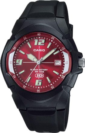 Casio Mens Sport Watch with Red Dial - MW-600F-4AV
