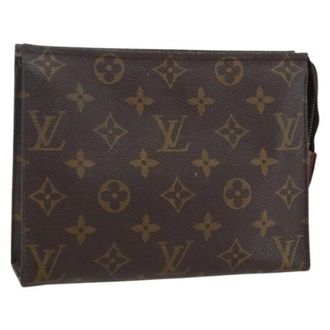Louis Vuitton Pre-owned Clutches, female, Brown, Size: ONE SIZE Pre-owned Canvas Clutch