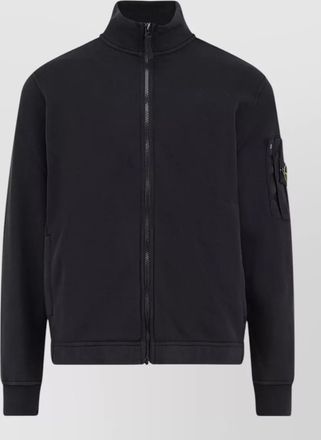 Stone Island high neck jacket long sleeves pockets