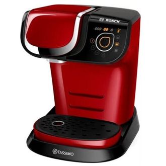 Bosch Tas6503 - M&aacute;quina De Caf&eacute; Tassimo Multi-bebidas - Dep&oacute;sito De Agua 1,3l - Apagado Autom&aacute;tico - Rojo