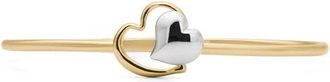 Kate Spade New York hearts bangle in Gold/Silver at Nordstrom