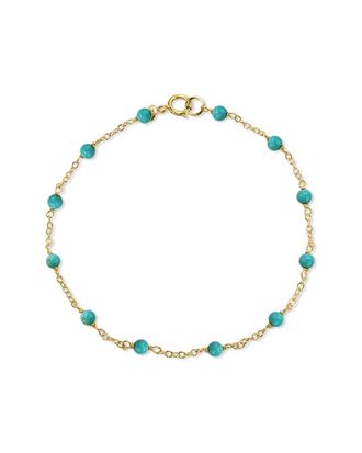 Jewelmak 14K Turquoise Bracelet
