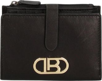 Laura Biagiotti Lb 7692-20 Portemonnee - Dames - Portefeuilles - Zwart - ONE Size - Leer - Accessoires