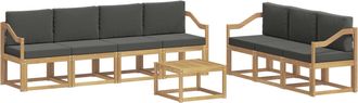 vidaXL Conjunto De Sof&aacute;s De Exterior 7 Uds. Vidaxl