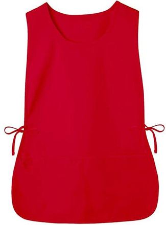 OEM Delantal Tipo Camisa, Sin Mangas Sobre El Hombro, Chaleco Tipo Peto, Delantal Reutilizable, Rojo
