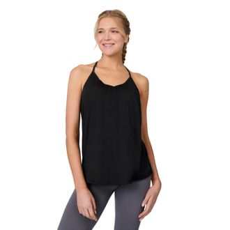 Free Country Womens Microtech Chill B Cool V-Neck Cami Top with Built-In Bra