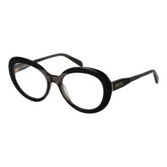 Emilio Pucci Zwarte Acetaat Bril (Frames)