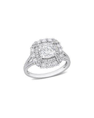 Rina Limor 14K 3.00 ct. tw. Diamond Cluster Halo Split Shank Ring