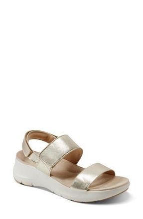 Rockport Qwera Sandal in Metallic Gold at Nordstrom Rack, Size 7.5