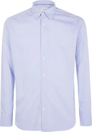 Tintoria Mattei Overhemden, Heren, Blauw, L, Formal Shirts