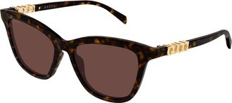 Gucci GG2032S 002 Womens Sunglasses Tortoiseshell Size 52