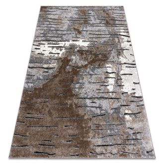 RugsX Rugsx - Alfombra Moderna Cozy 8876 Rio - Structural Dos Niveles De Vell&oacute;n Marr&oacute;n Brown 80x150 Cm