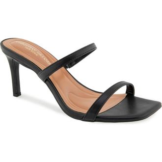 Christian Siriano Salin Sandal in Black at Nordstrom, Size 7.5