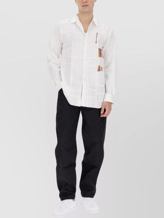 Comme Des Gar&ccedil;ons cotton cutout shirt