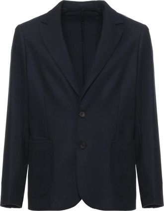 Devore Incipit Tailored Wool Jacket with Classic Lapel and Button Details