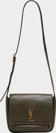 Saint Laurent Niki YSL Flap Crossbody Bag in Calfskin
