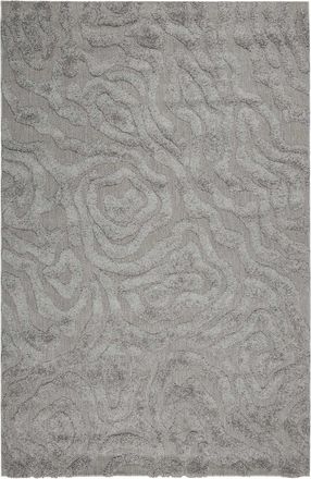 Esprit Alfombra interior/exterior con relieve y diseño floral gris 160x225