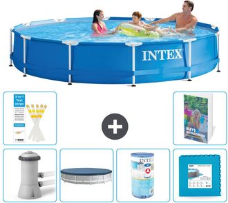 Intex Piscina Con Estructura Redonda - 366x76 Cm - 7-piezas S254