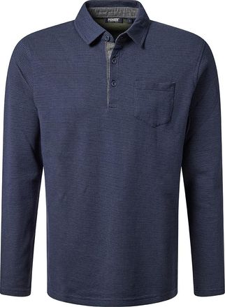 Pioneer Authentic Jeans Poloshirt Poloshirt yd stripe, Herren, Gr. 3XL, night sky gestrichen, Web, Obermaterial: 100% Baumwolle, PIONEER AUTHENTIC JEANS, gestreift, regular f