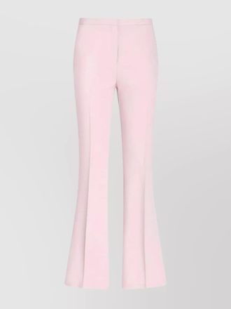 Etro mid-rise tailored flared trousers with cady texture