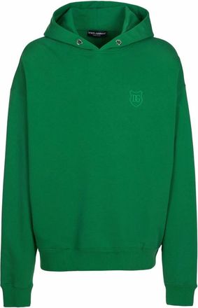 Dolce & Gabbana Heren, Sweatshirts & Hoodies, Groen, Maat: XL Katoen