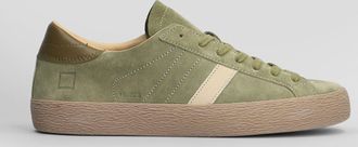 D.A.T.E. D. A.T. E. Hill Low Sneakers In Green Suede