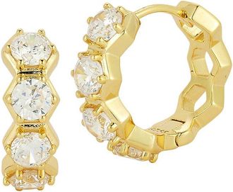 Glaze Jewelry 14K Plated Cz Earrings