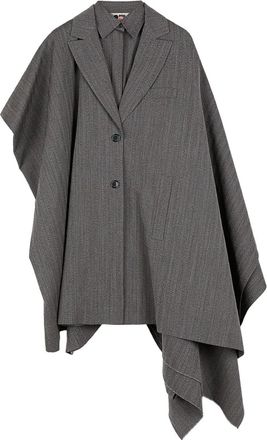 Ports 1961 Cappotto Daring gessato - Grigio