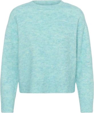 Saint Tropez Tristen SZ Pullover - Dames - Ronde hals truien - Blauw - L - Truien & Vesten