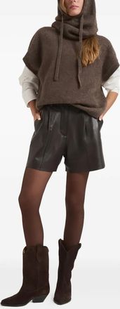 P.A.R.O.S.H. hooded top - Brown