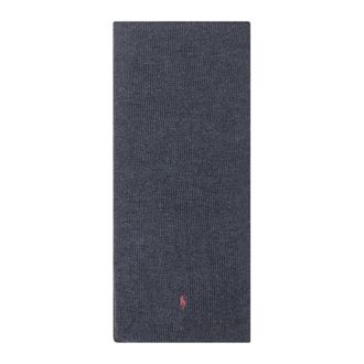 Polo Ralph Lauren Wollen Sjaal - Heren - Wintersjaals - Zwart - ONE Size - Wol - Accessoires
