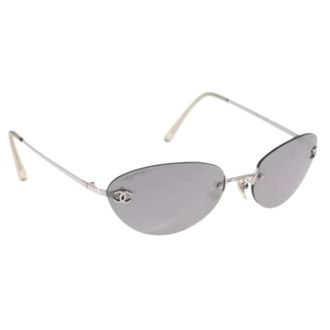 Chanel Pre-owned Occhiali da sole in metallo - - Pre-owned - Donna - Grigio - ONE SIZE